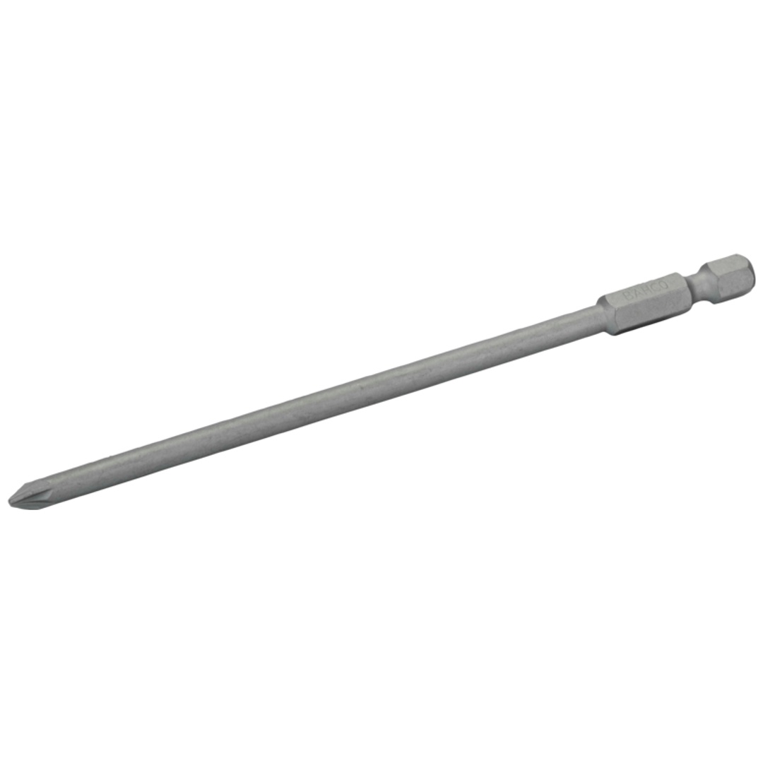 Bahco 1/4 Standard Schraubendreher Bits für PZ3-Pozidriv-Schrauben 125 mm - 2 Stk. pro Blisterpackung