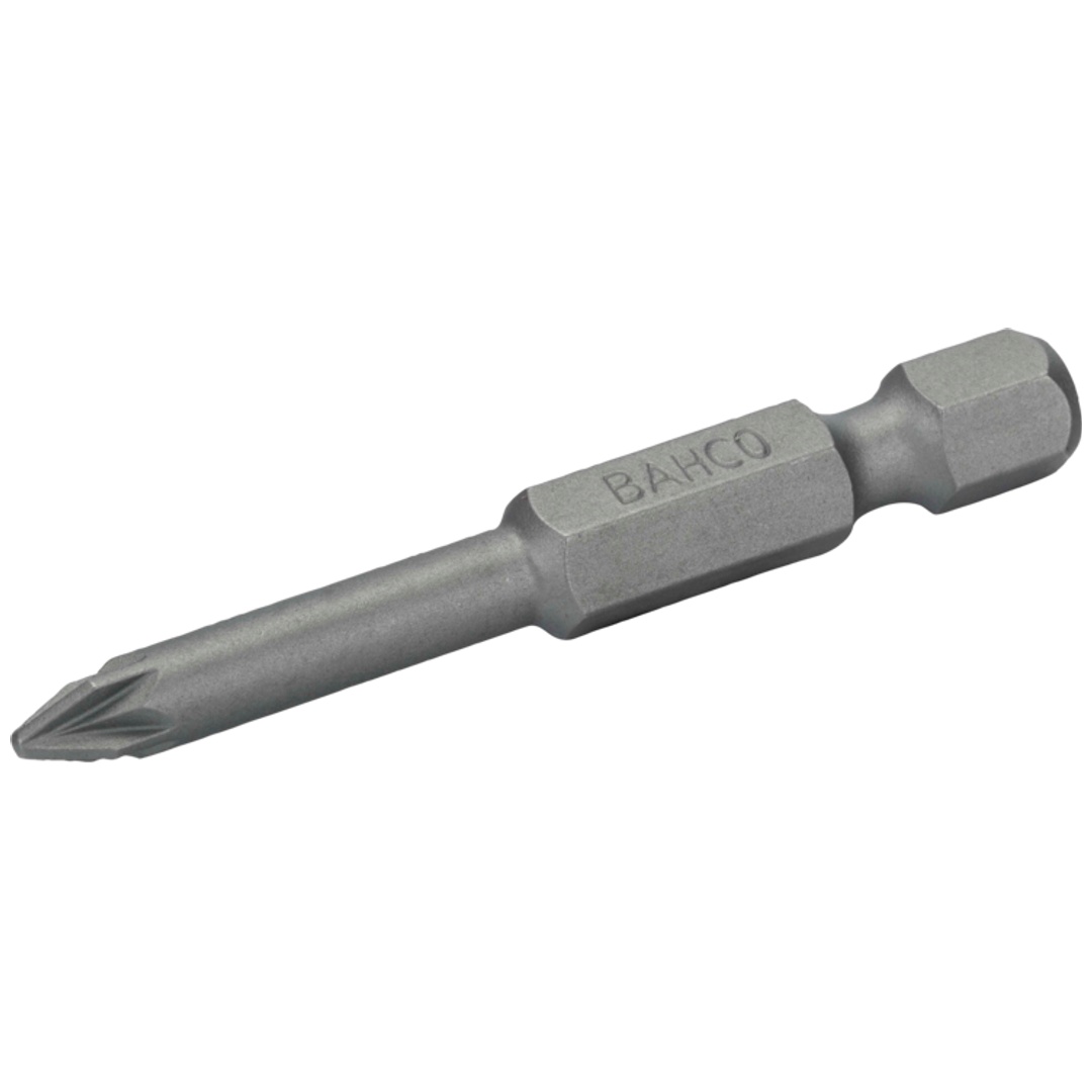 Bahco 1/4 Standard Schraubendreher Bits für PZ3-Pozidriv-Schrauben 50 mm - 5 Stk/Kunststoffbox