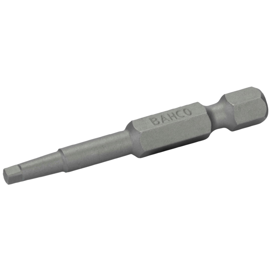 Bahco 1/4 Standard-Bit für Nr.1-Robertson-Schrauben 50 mm - 2 Stk. pro Blisterpackung