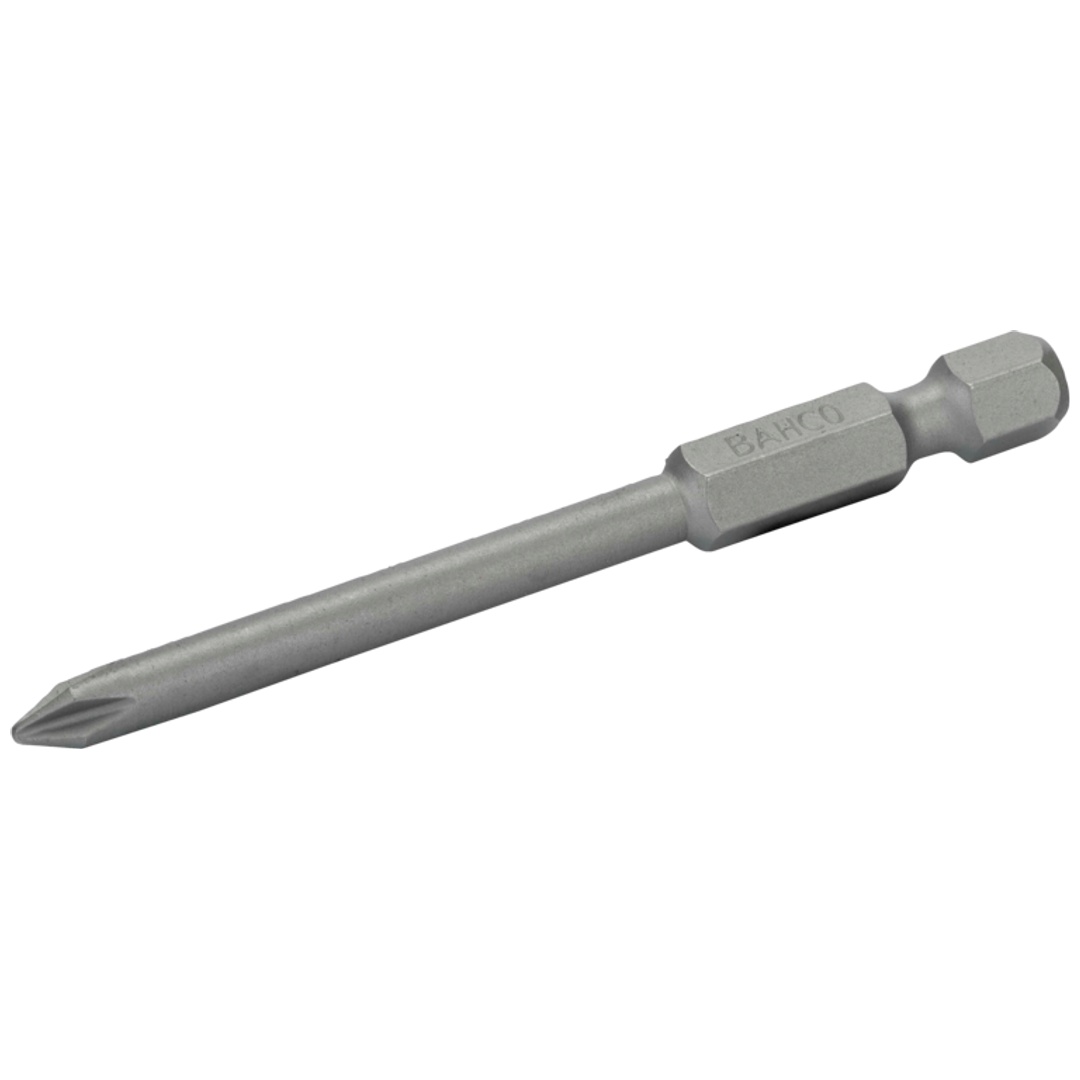 Bahco 1/4 Standard Schraubendreher Bits für PH1-Phillips-Schrauben 70 mm - 5 Stk/Kunststoffbox