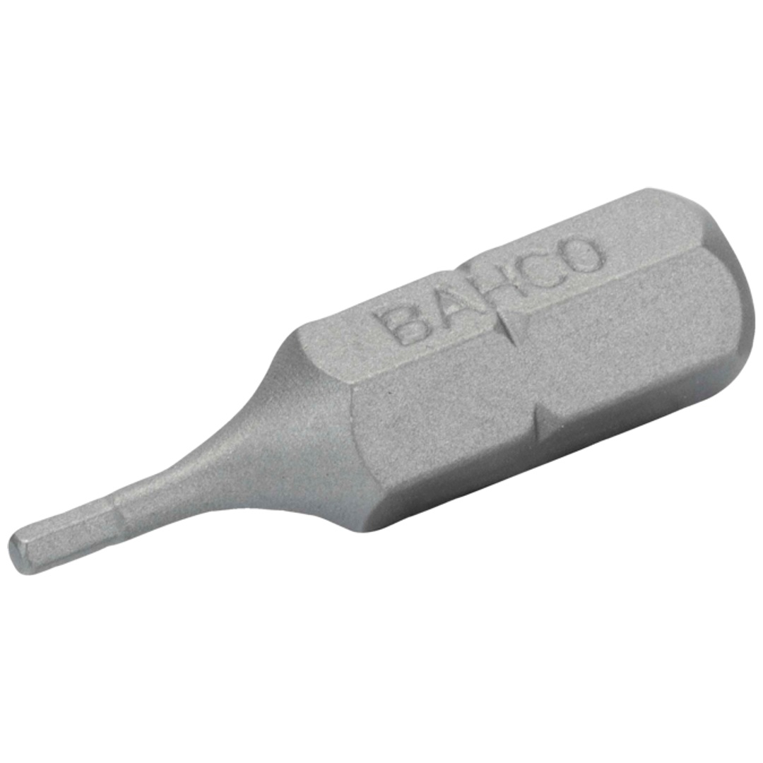 Bahco 1/4 Standard Schraubendreher Bits für 2 mm Sechskantschrauben 25 mm - 5 Stk/Kunststoffbox