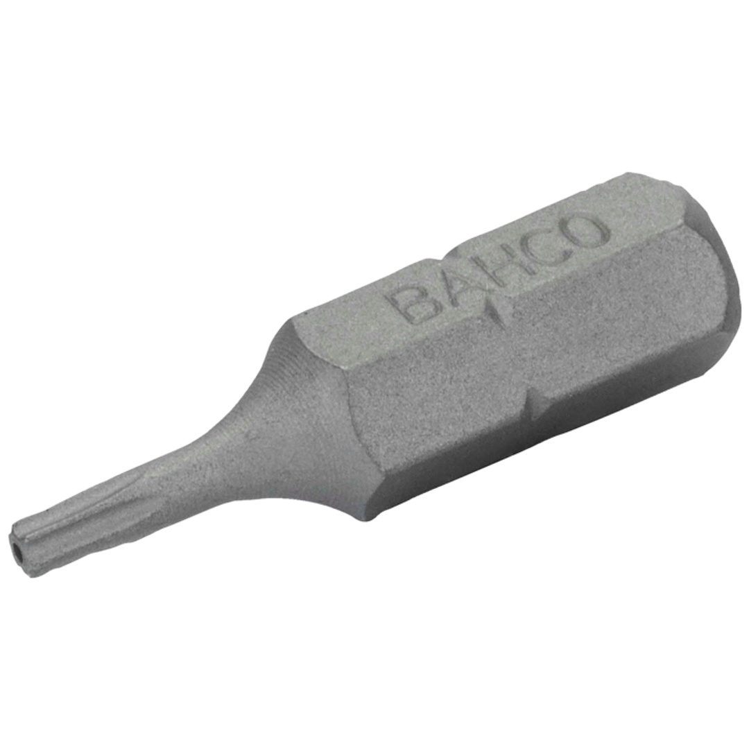 Bahco 1/4 Standard Schraubendreher Bits für TX-TR30-Schrauben mit Sicherungsstift 25 mm - 5 Stk. pro Kunststoffbox