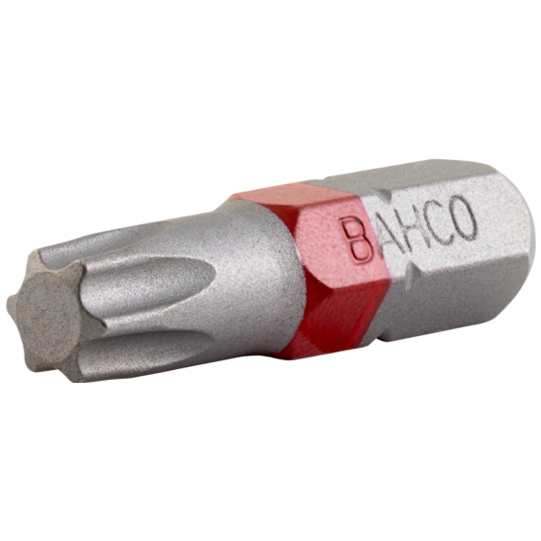 Bahco 1/4 Bits konisch, für TX-Schrauben 25 mm - T30, Farbkodierung