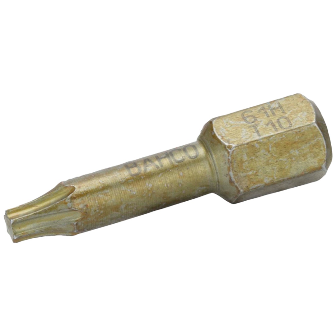 Bahco 1/4 Extra-harte Torsions-Schraubendreher Bits für TX-T40-Schrauben 25 mm - 5 Stk./Kunststoffbox