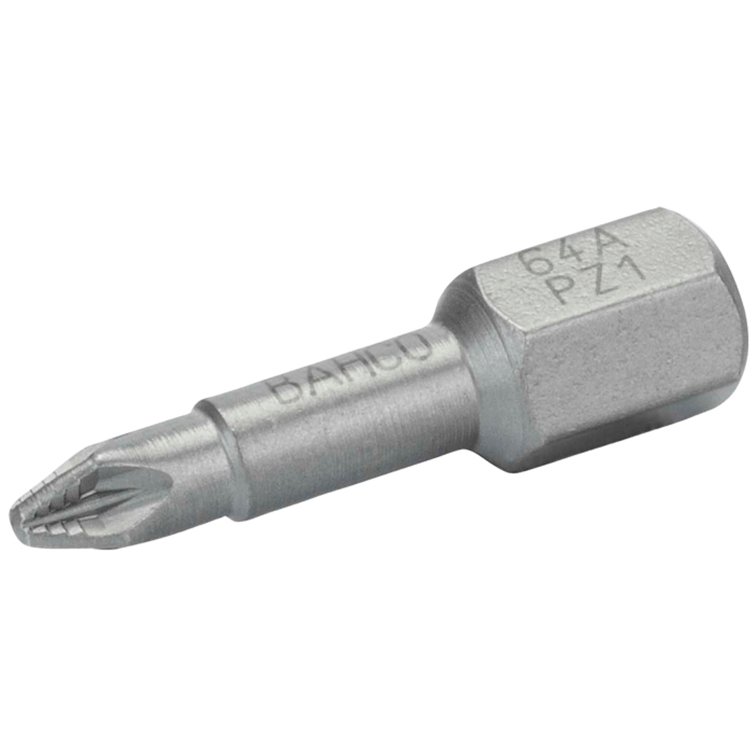 Bahco 1/4 ACR-Torsions-Schraubendreher Bits für PZ3-Pozidriv-Schrauben 25 mm - 10 Stk./Kunststoffbox