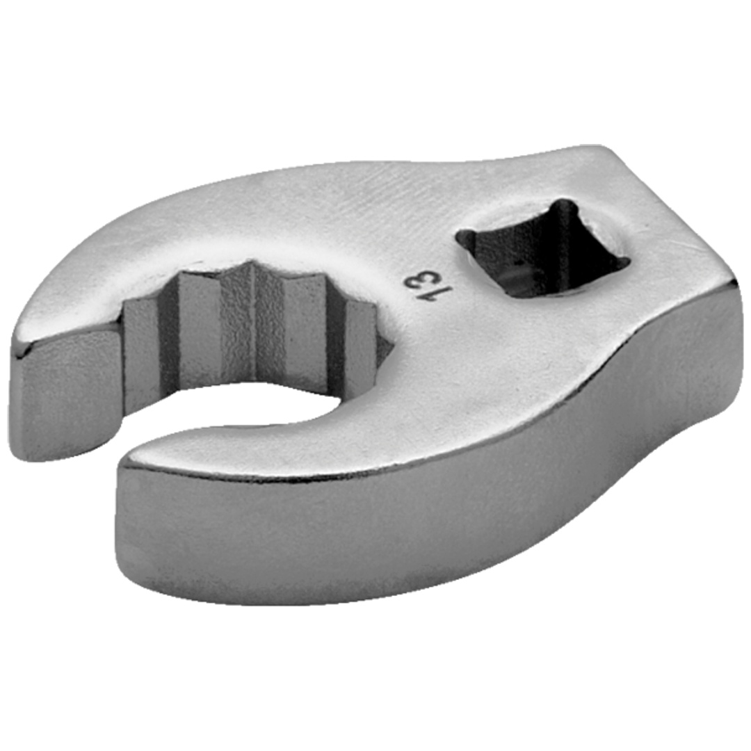 Bahco 1/4 Krähenfuß-Ringschlüssel mit Vierkantantrieb, 10 mm