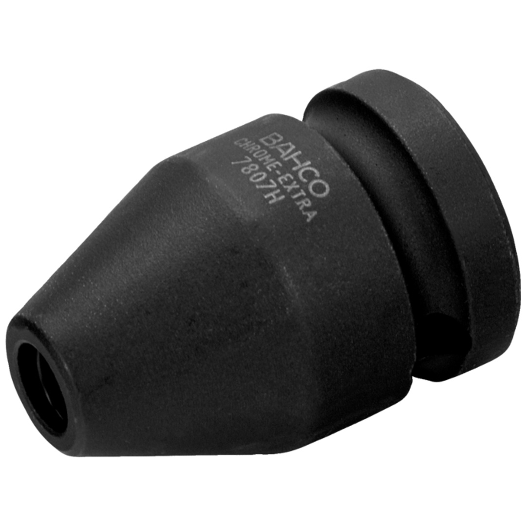 Bahco Verbindungsteil 1/2-Vierkantantrieb zu 5/16-Sechskant-Bithalter, in phosphatierter Ausführung, 38 mm