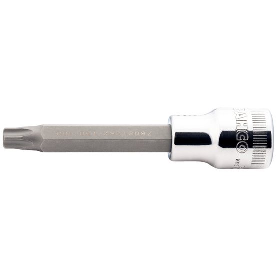 Bahco 1/2" Schraubendreher-Einsatz für TORX-Schrauben, T50, 100 mm - 3