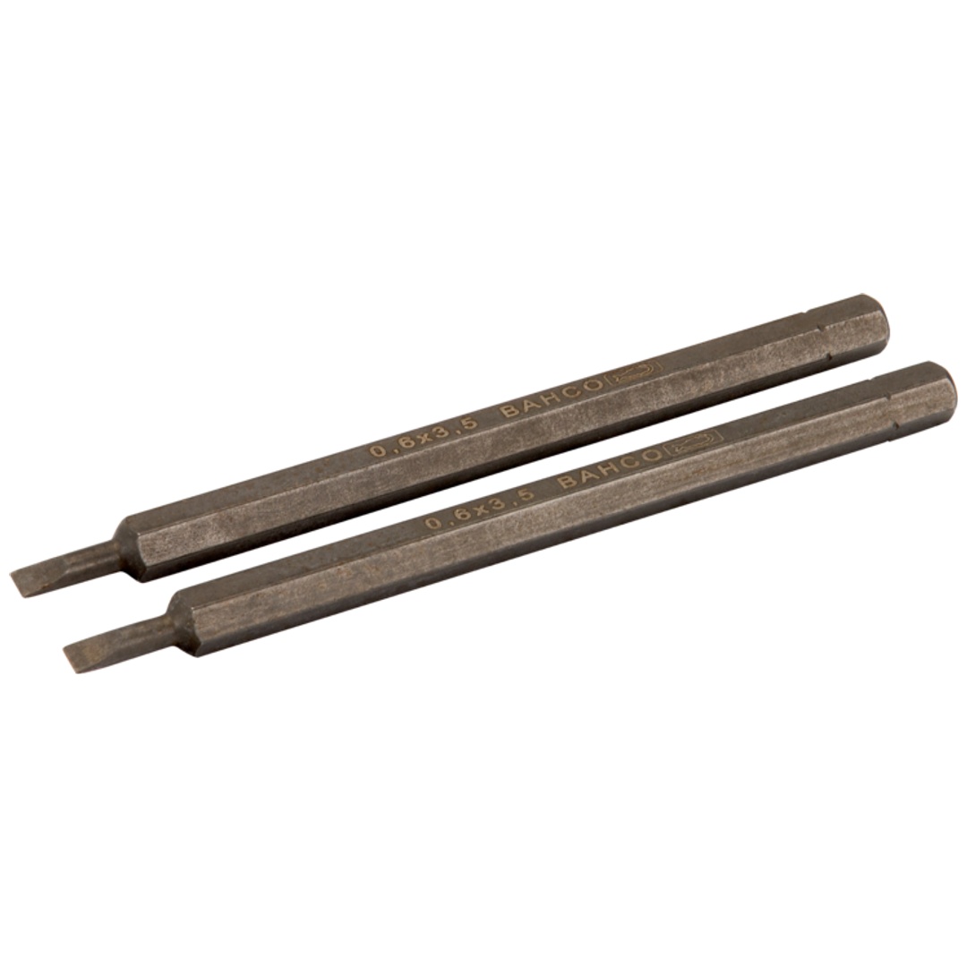 Bahco 2 1/4 Wechselklinge, Schlitz, 1.2 x 6.5 mm, 100 mm