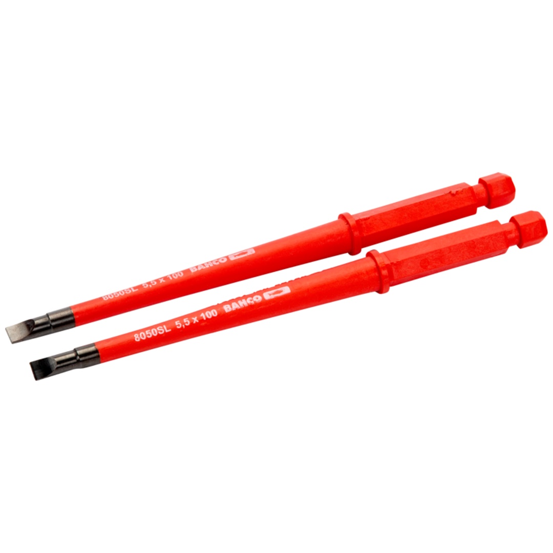 Bahco Isolierte, auswechselbare Schlitzklinge 0,8 x 4 mm mit reduziertem Durchmesser