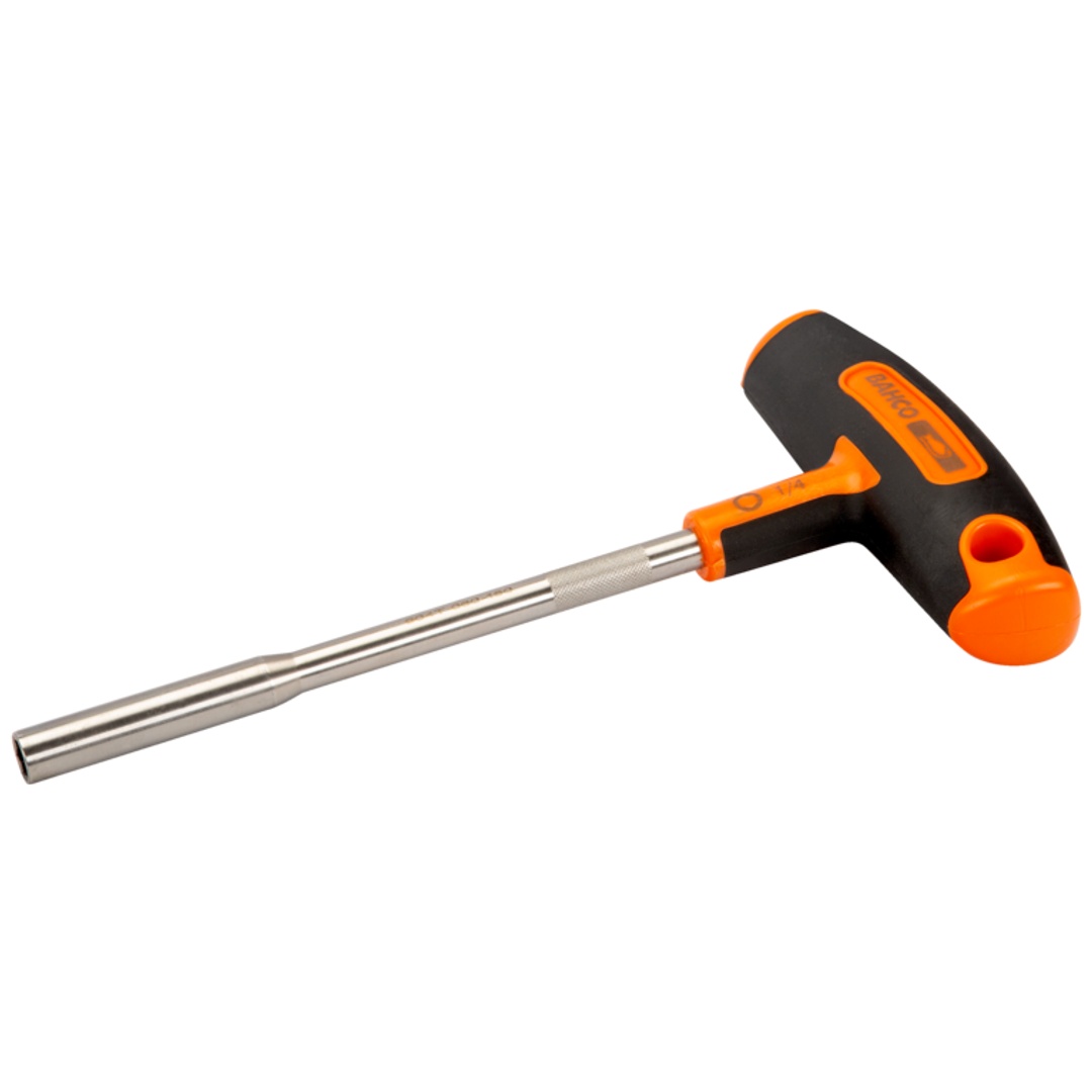 Bahco 1/4 Bithalter mit T-Griff, 125 mm