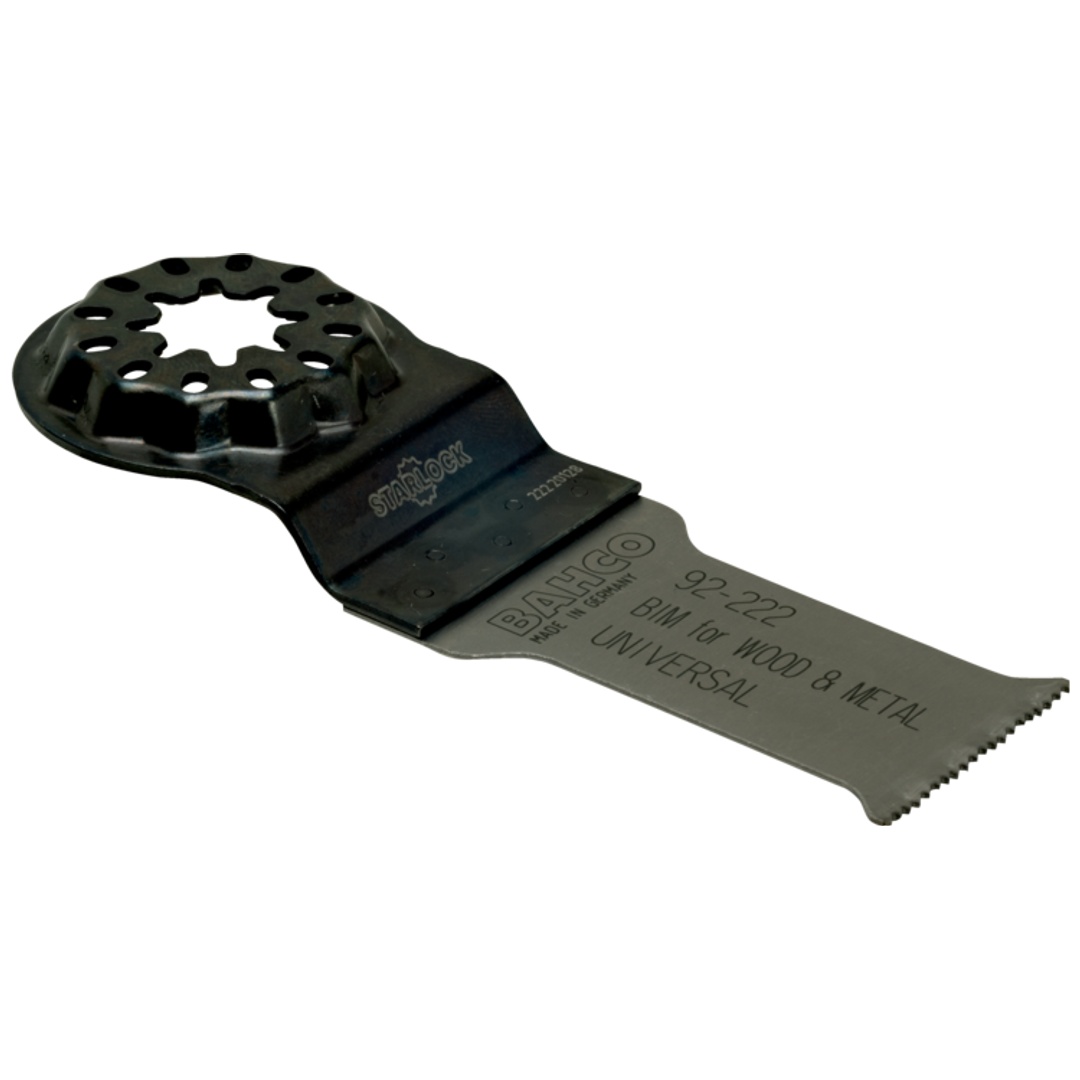 Bahco Tauchsägeblatt für Multifunktionswerkzeuge für universelle Tauchschnitte in Holz und Metall - 28 mm - 25-tlg.
