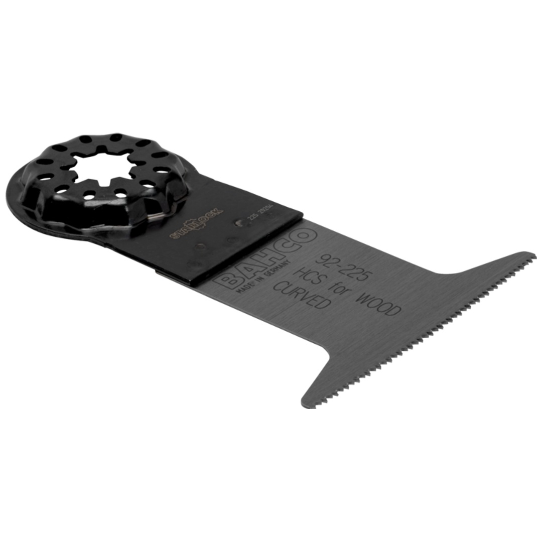 Bahco Gekrümmtes Sägeblatt für Multifunktionswerkzeuge zum Schneiden von Holz - 65 mm - 25-tlg.