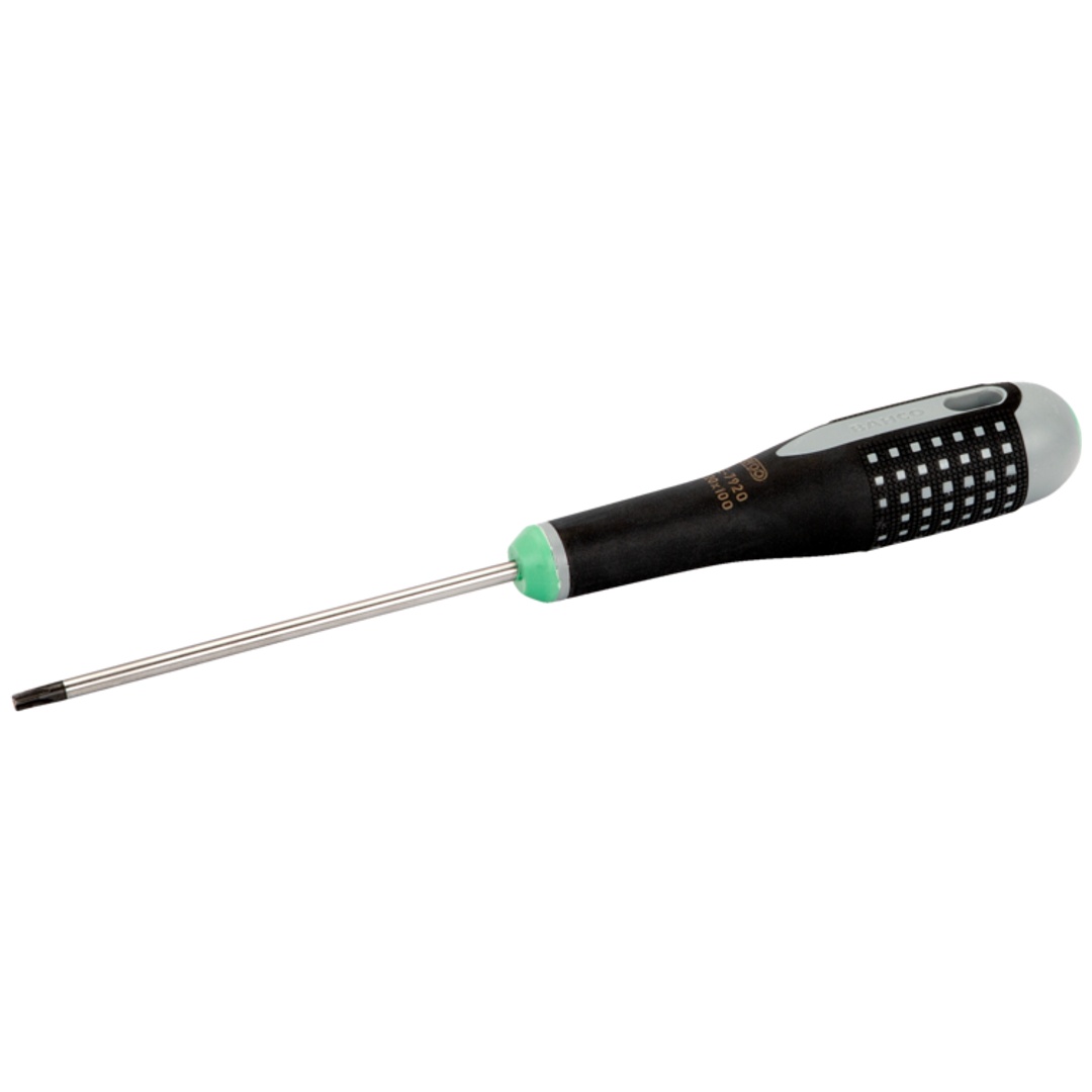 Bahco ERGO manipulationssicherer Schraubendreher TX mit Gummigriff, TR20 x 100 mm