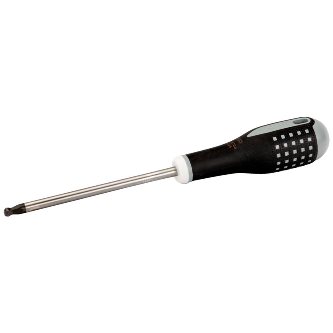 Bahco ERGO Schraubendreher für Innensechskantschrauben mit Gummigriff, 8 x 150 mm