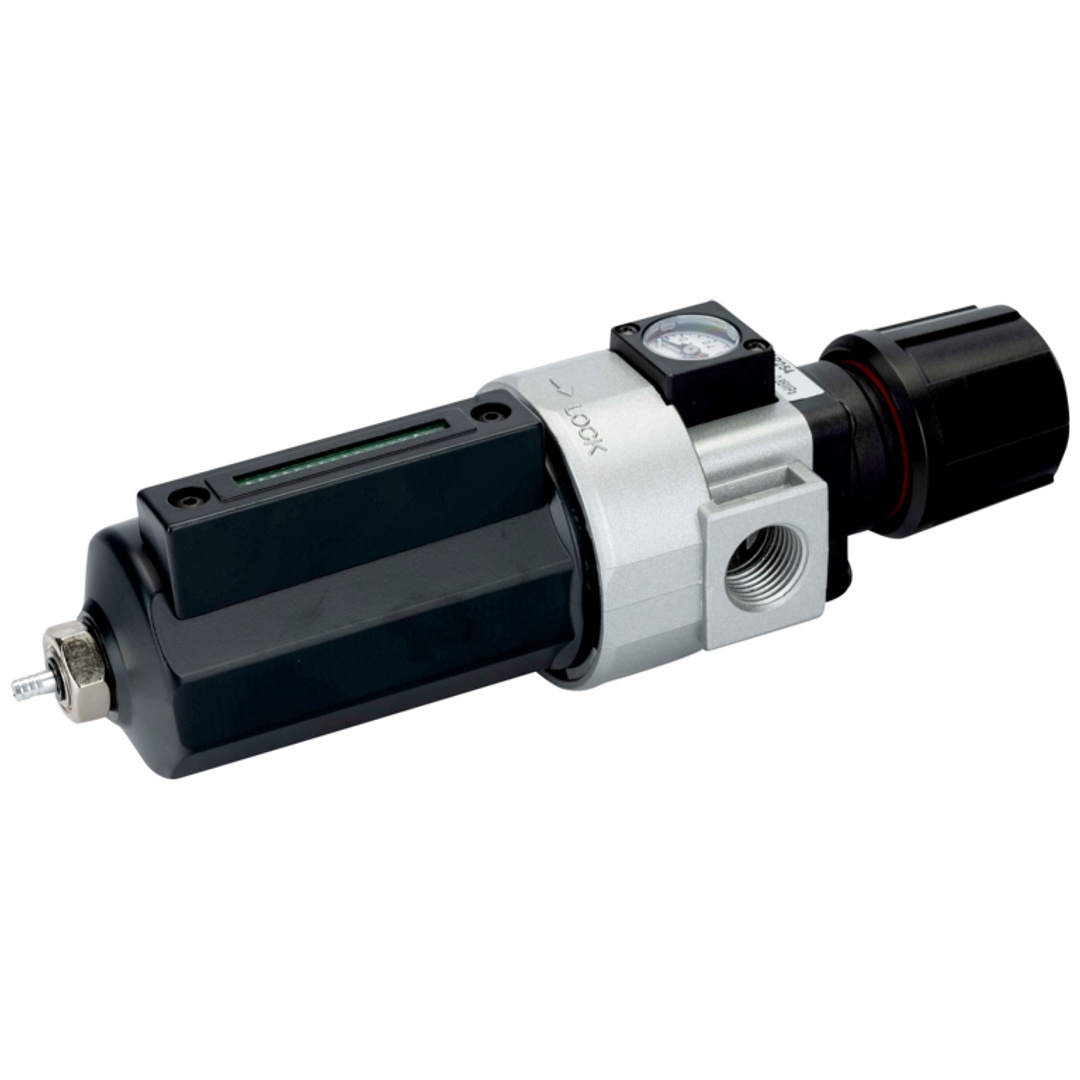 Bahco 1/2 Druckluft-Wasserabscheider, 200 CC, bis 3,8 L/Min, 1-8,5 Bar