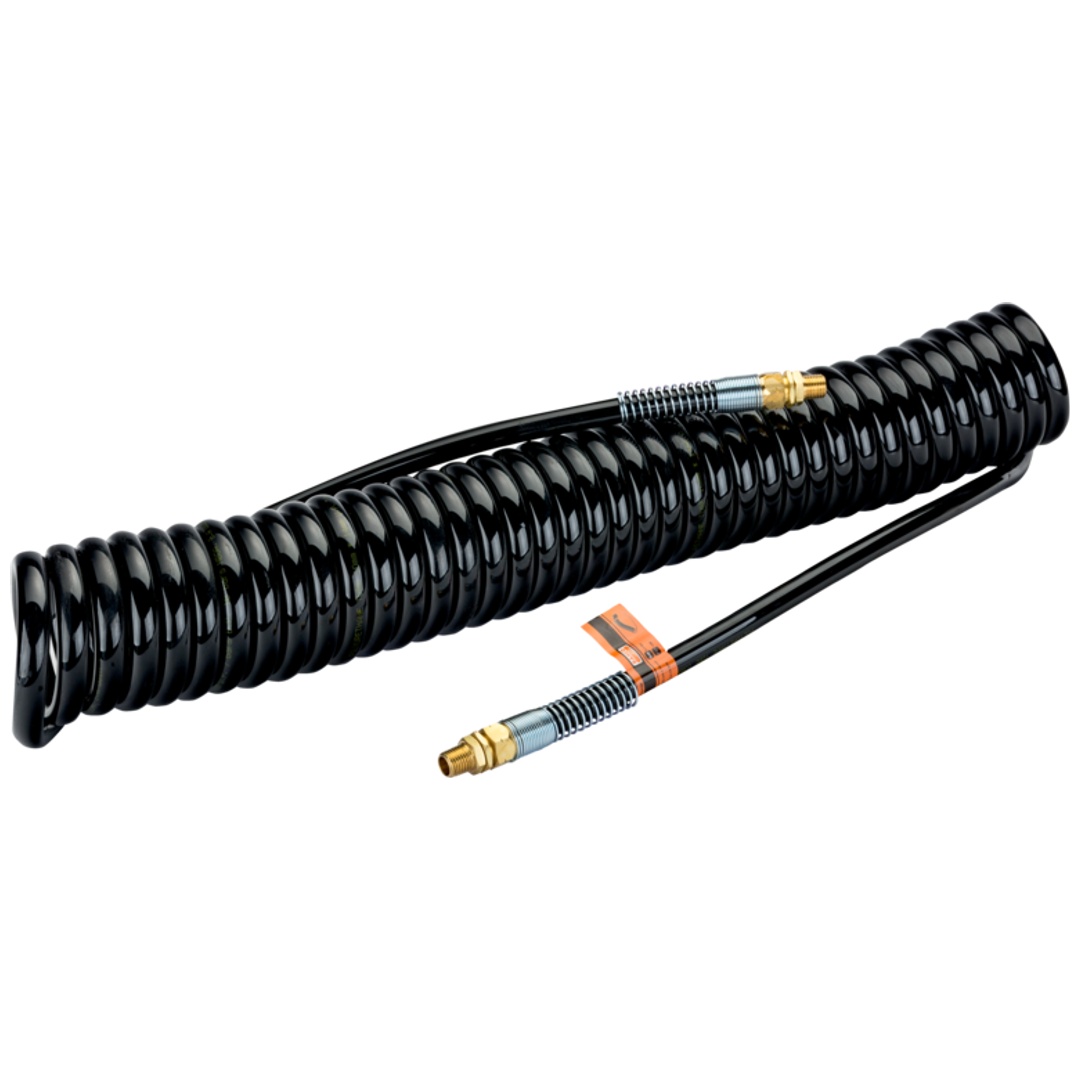 Bahco Druckluft-Spiralschlauch, Ø 10 mm, 10m, 1/4-1/4 BSP