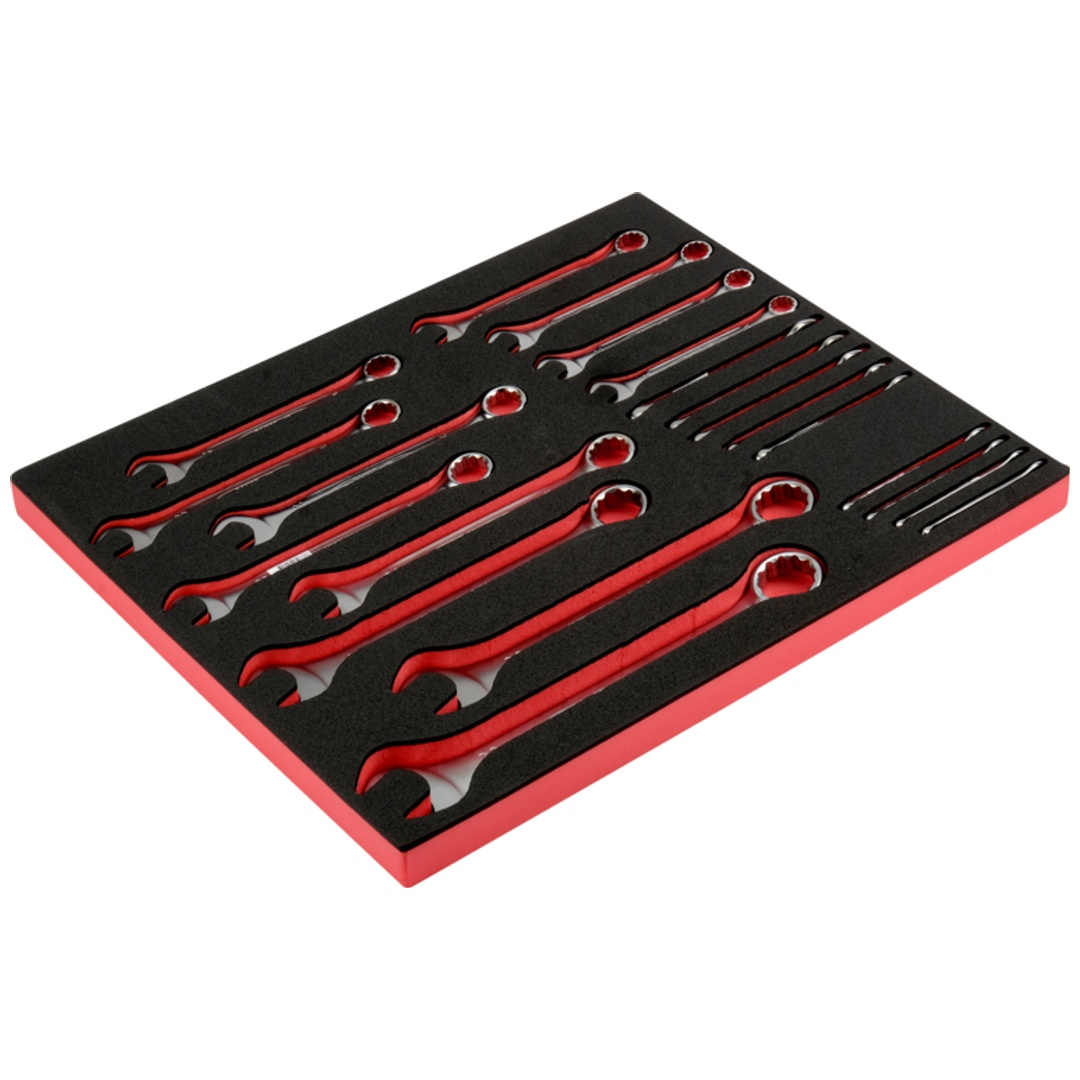 Bahco Fit&Go 3/3 Schaumstoffeinlage Satz Ring-Maulschlüssel - 21-tlg.