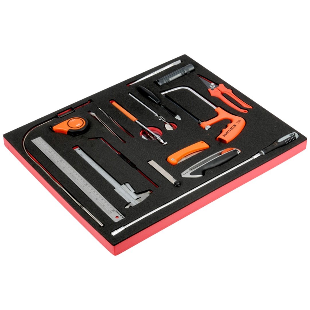 Bahco Fit&Go 3/3 Schaumstoffeinlage gemischter Werkzeug-Satz - 18-tlg.