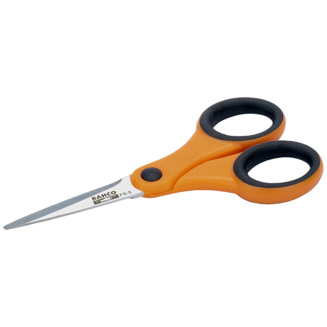 Bahco Kleine Blumenschere, Grifflöcher mit Soft-Grip Beschichtung 125 mm