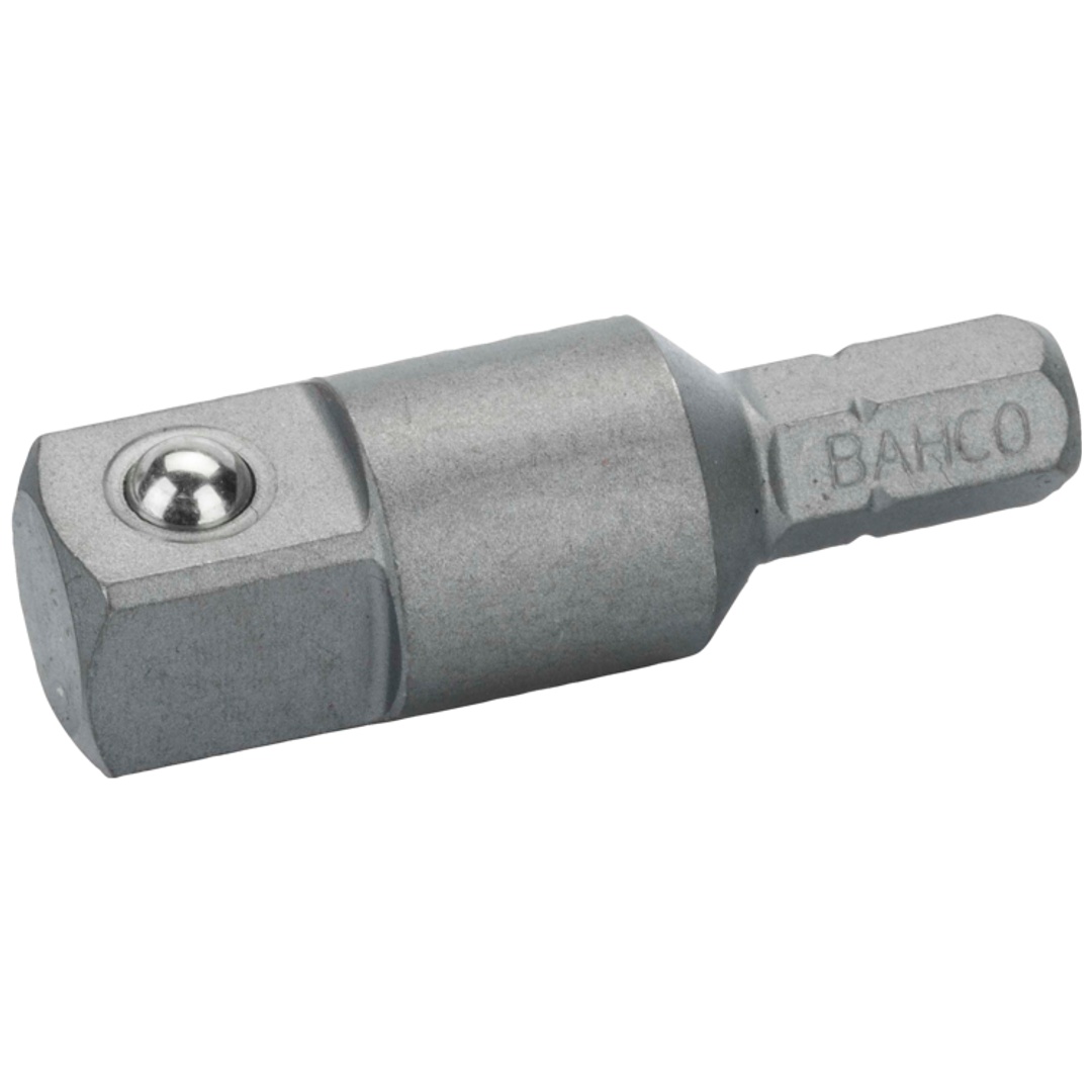 Bahco Verbindungsteil 1/4 Außensechskant auf 3/8 Außenvierkant 38 mm - 5 Stk./Kunststoffbox