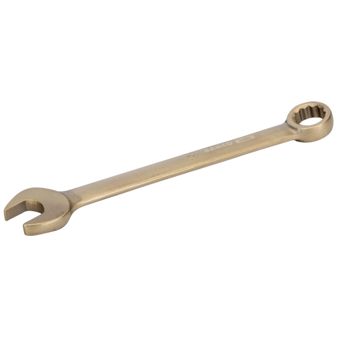 Bahco Funkenfreier 16-mm-Ring-Maulschlüssel aus Aluminiumbronze, 195 mm