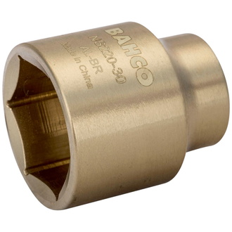 Bahco 1/2"-Steckschlüssel-Einsatz aus Aluminiumbronze mit 6-mm-Sechskantprofil, funkenfrei