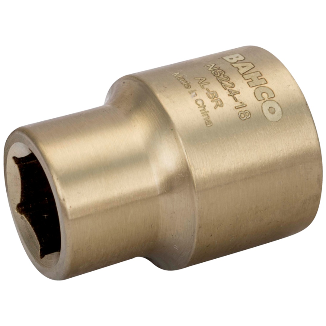 Bahco Steckschlüssel-Einsatz 3/4, funkenfrei, Aluminiumbronze, 22 mm