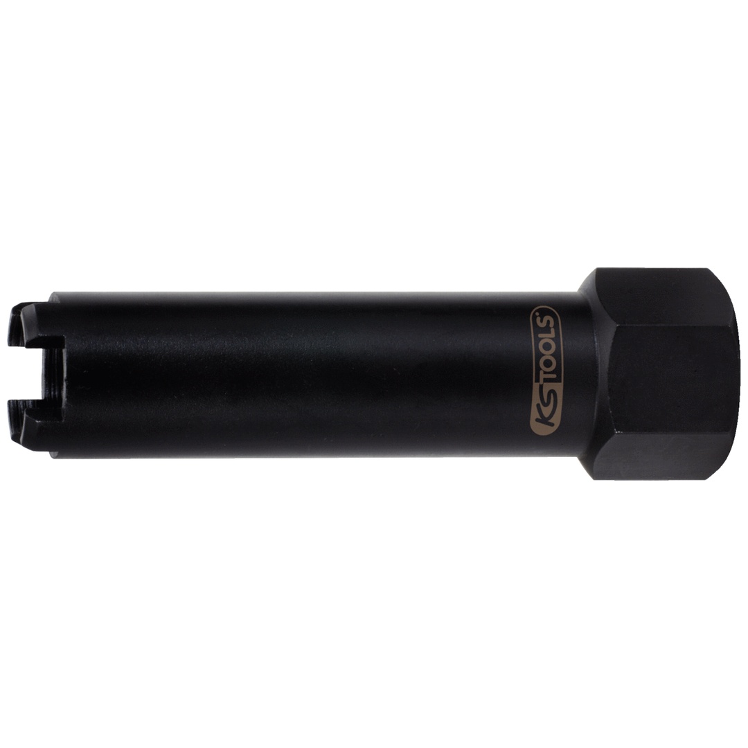 KS Tools Druckschrauben-Zapfenstecknuss, 22,0x28,5x122,0 mm