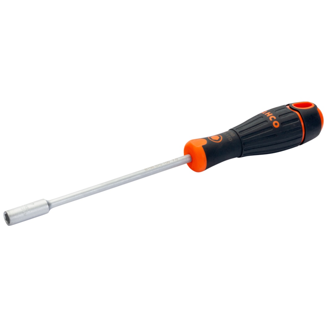 BahcoFIT Steckschlüssel für Sechskantschrauben mit Gummigriff, 14 mm x 150 mm