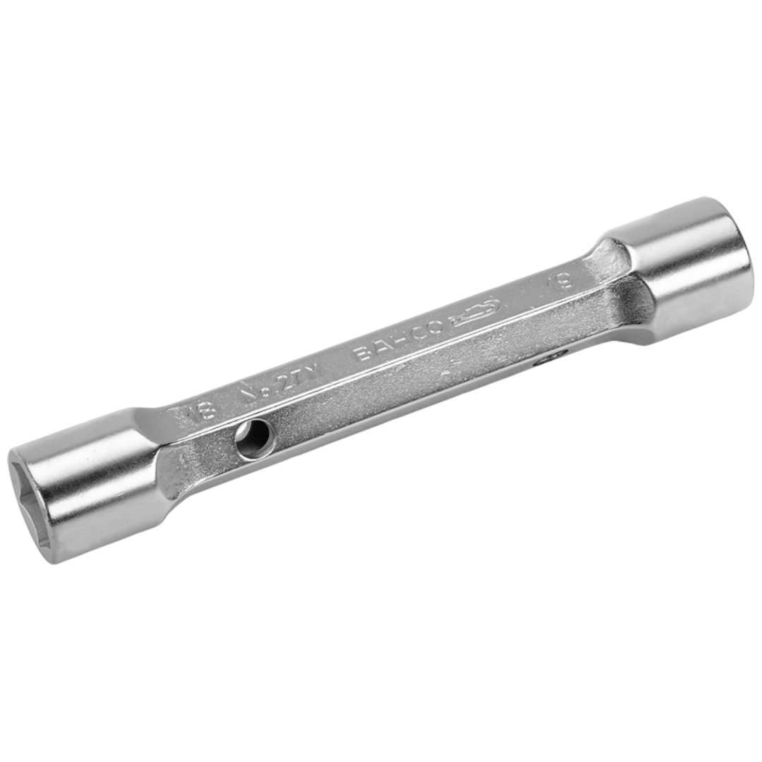Bahco Doppelsteckschlüssel, 10 mm x 11 mm, verchromt, 120 mm