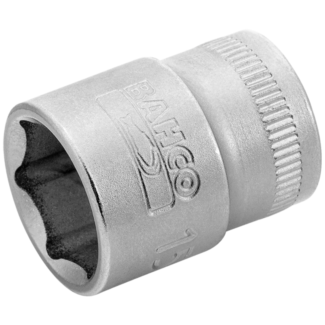 Bahco 3/8 Steckschlüssel-Einsatz, Sechskant, 16 mm, matte Oberfläche, SB-Verpackung