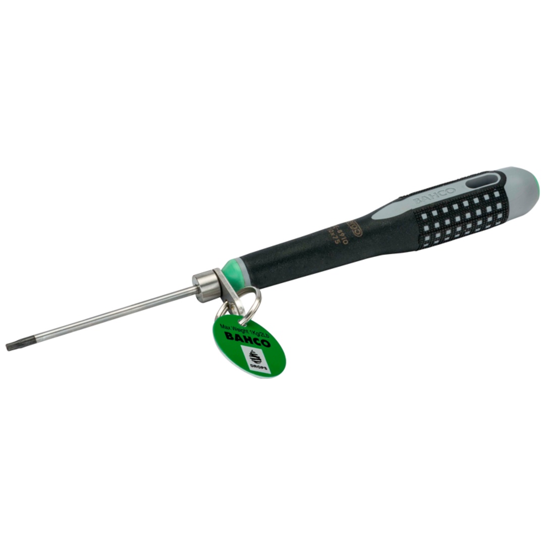 Bahco ERGO TX?Schraubendreher mit Sicherheitsspanner, T10 x 75 mm