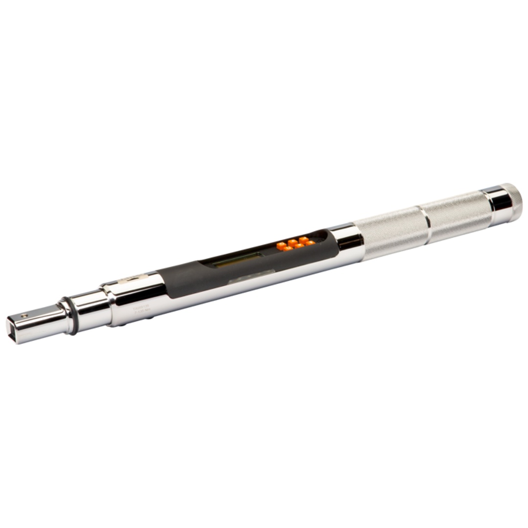 Bahco 24x32 mm elektronischer Drehwinkel-/Drehmomentschlüssel mit austauschbarem Kopf, 40-800 Nm