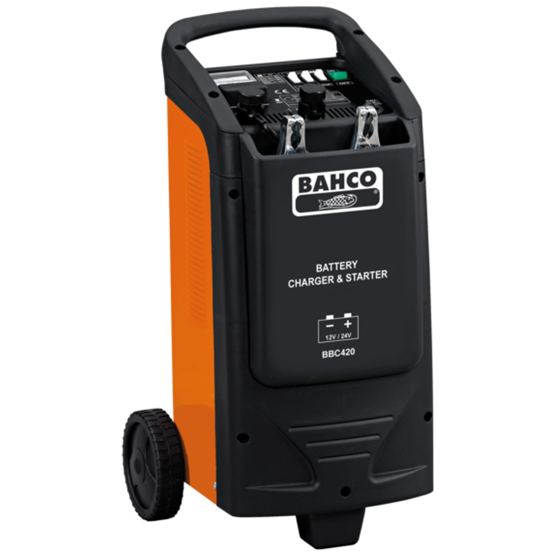 Bahco Batterieladegerät und Starthilfe, Leistung 2-10 kW