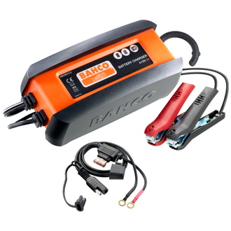 Bahco Vollautomatisches Mikroprozessor Batterieladegerät BBCE612-2, 2 Amphere für 6/12V Batterien, 8-stufig