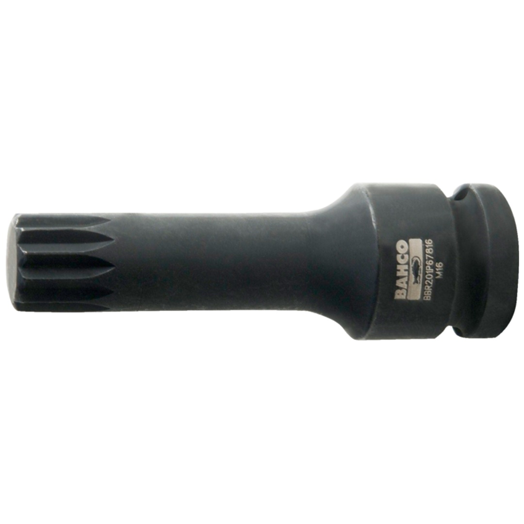Bahco 1/2 XZN Kraft-Steckschlüssel, M16, Länge 78 mm
