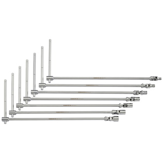 Bahco T-Griff Gelenk-Steckschlüssel-Satz, 7-tlg., Länge 500 mm