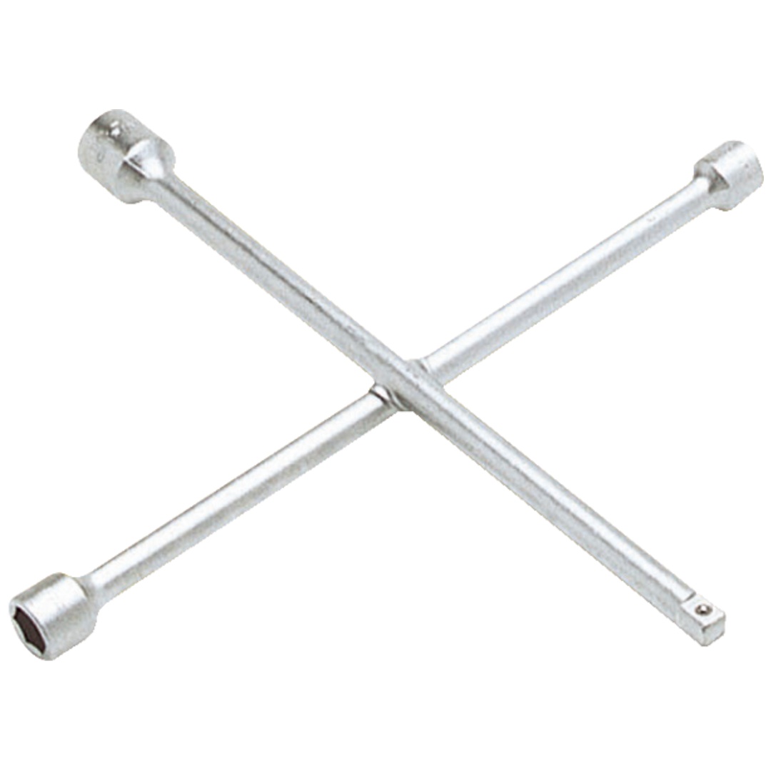 Bahco Kreuzsteckschlüssel/Wagenkreuz/Radkreuz/Radmutternschlüssel, 1/2, 17, 19, 22 mm