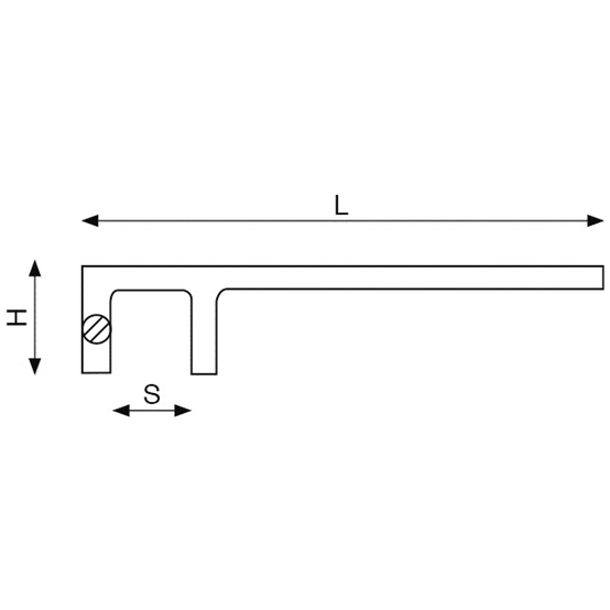 Bahco 60-mm-Ventilhaken aus Aluminiumbronze, funkenfrei, 500&nbsp;mm - 3