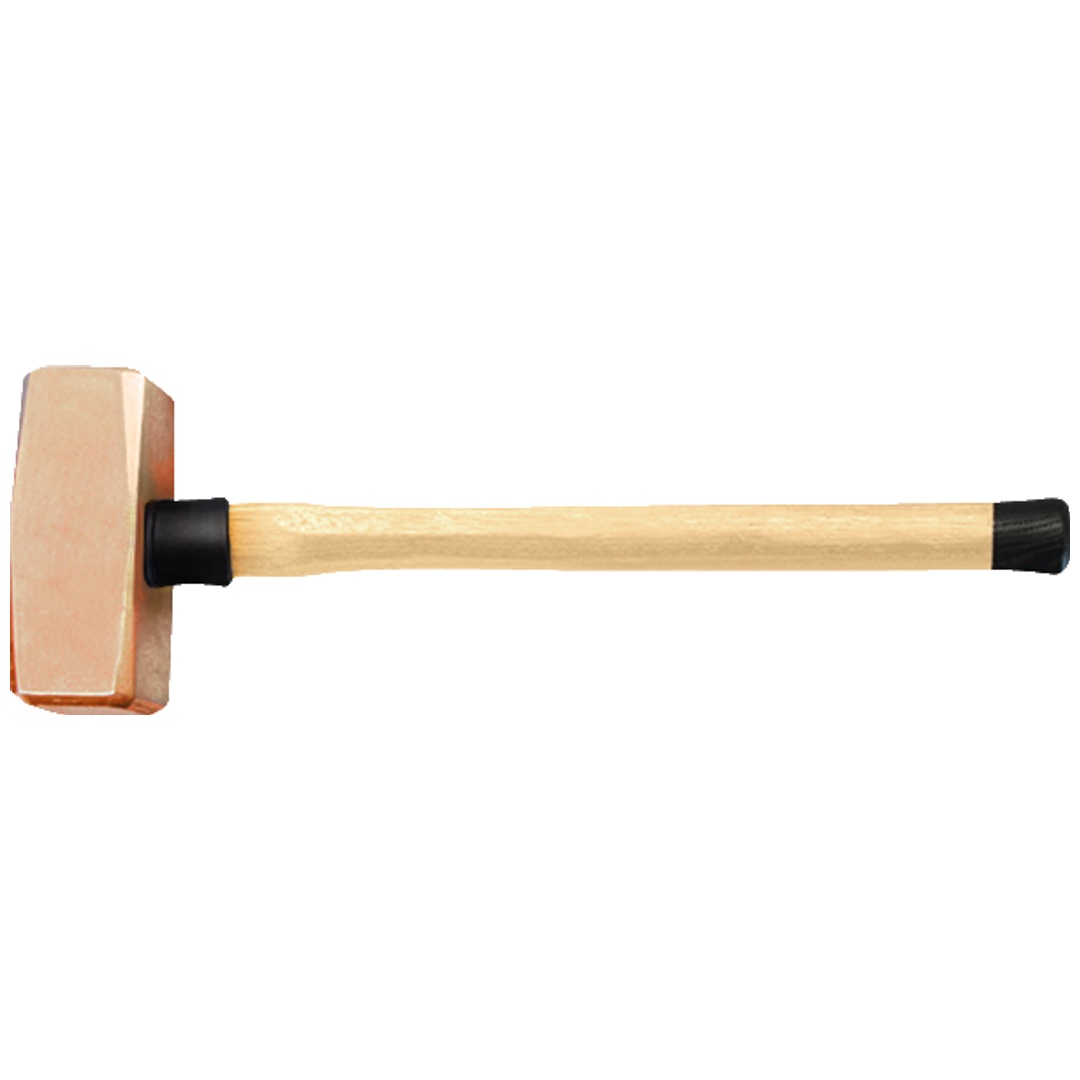 Bahco Fäustel mit Kupferberyllium-Kopf und Holzgriff, funkenfrei, 3 kg