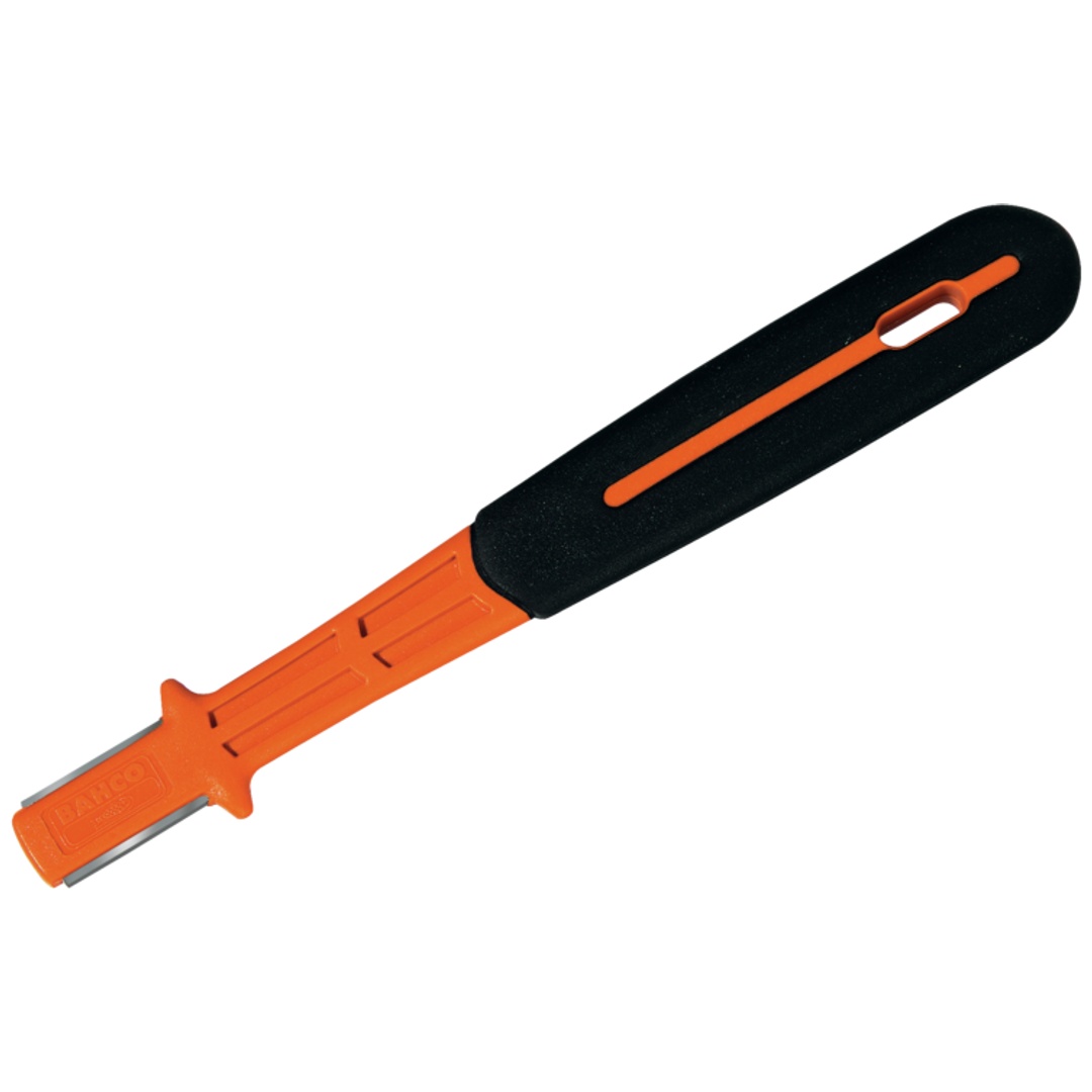 Bahco Wetzstein und Hartmetall-Schärfgerät mit 2-Komponenten-Griff, 100 mm - 30 Stk. pro Displaypackung