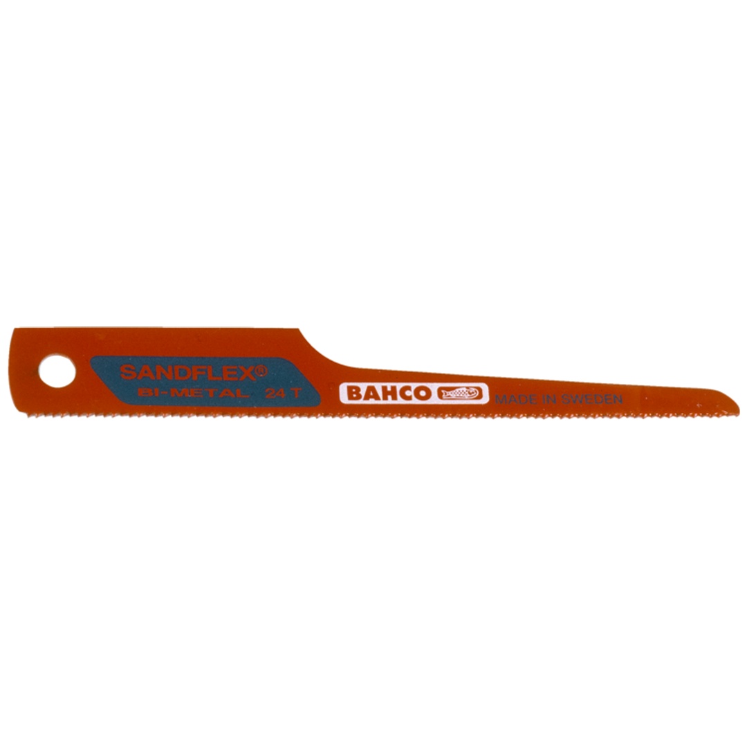 Bahco Karosserie-Säbelsägeblatt aus Sandflex-Bimetall, 24 Zähne pro Zoll, 90 mm - 100 Stk.