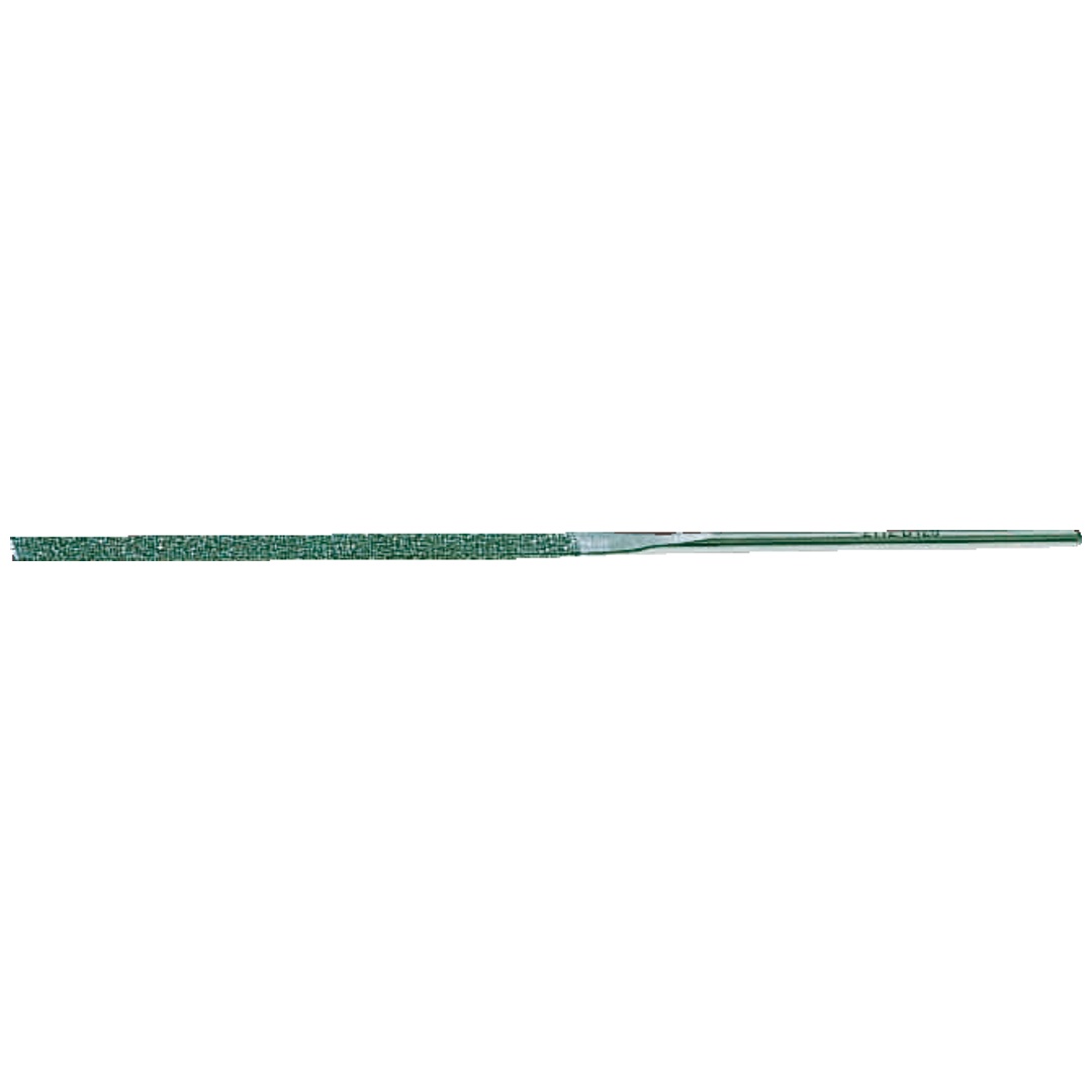 Bahco Diamant-Präzisionsnadelfeile ohne Heft, Dreikant mit konisch zulaufender Spitze 160 mm