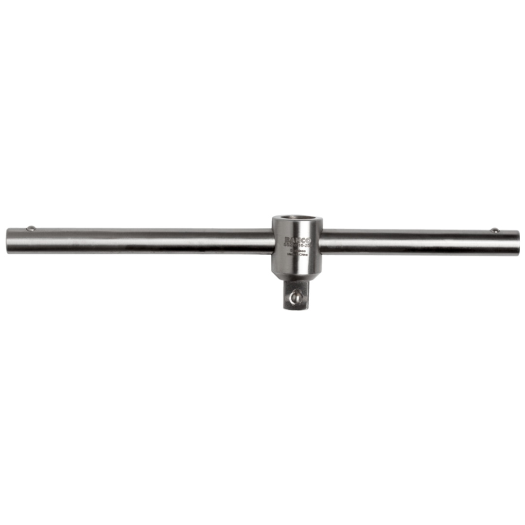 Bahco 1/4 Edelstahl-Quergriff mit Gleitstück, 250 mm