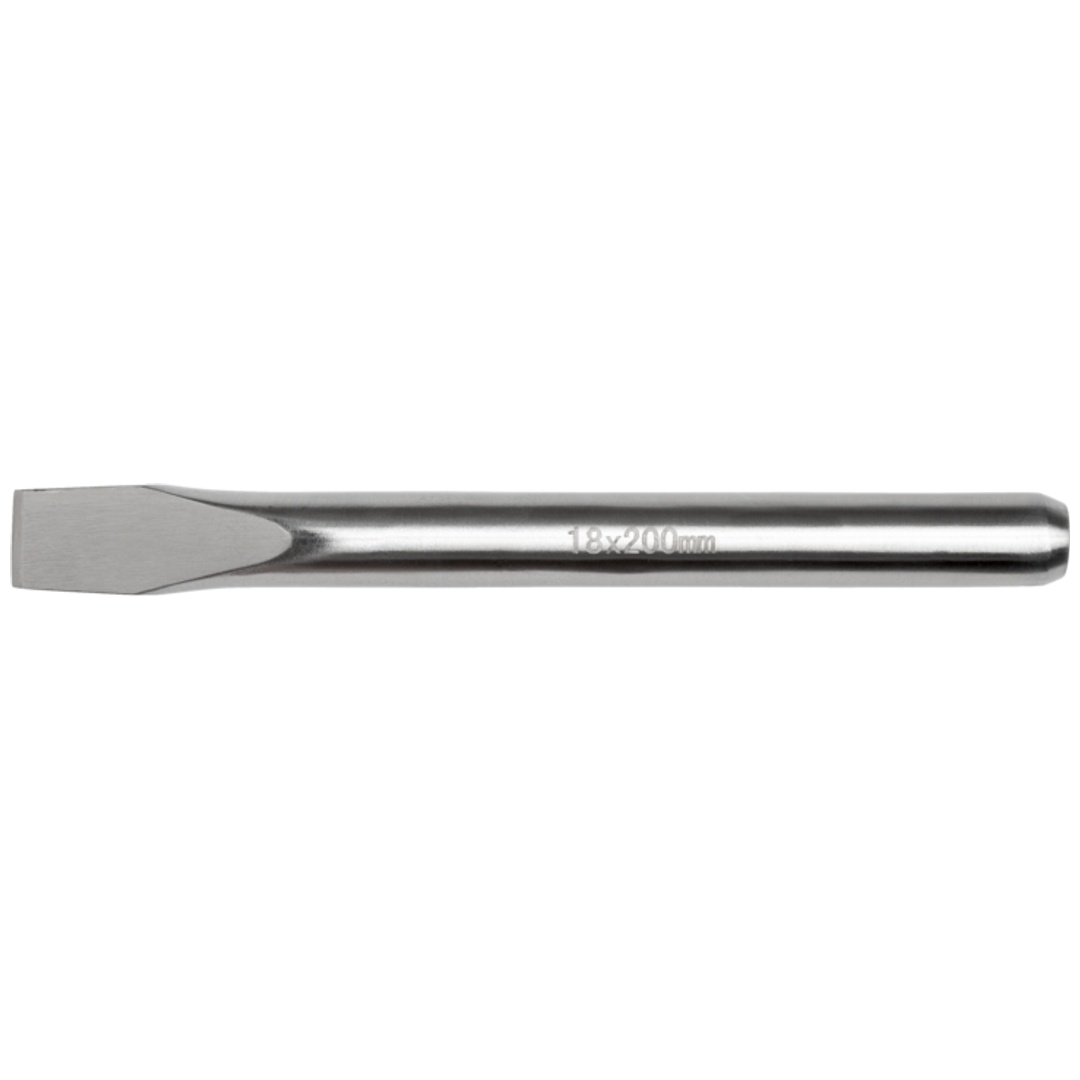 Bahco 18-mm-Flachmeißel aus Edelstahl mit ovaler Form, 55°, 200 mm