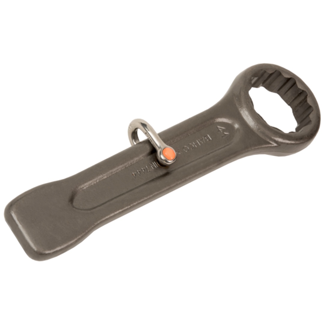 Bahco Schlag-Maulschlüssel mit Ringende und D-Schäkel, 50 mm