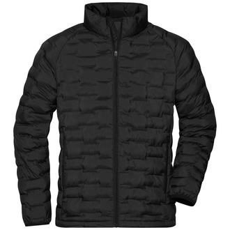 James & Nicholson Steppjacke Herren JN1162 Gr. 3XL black-matt