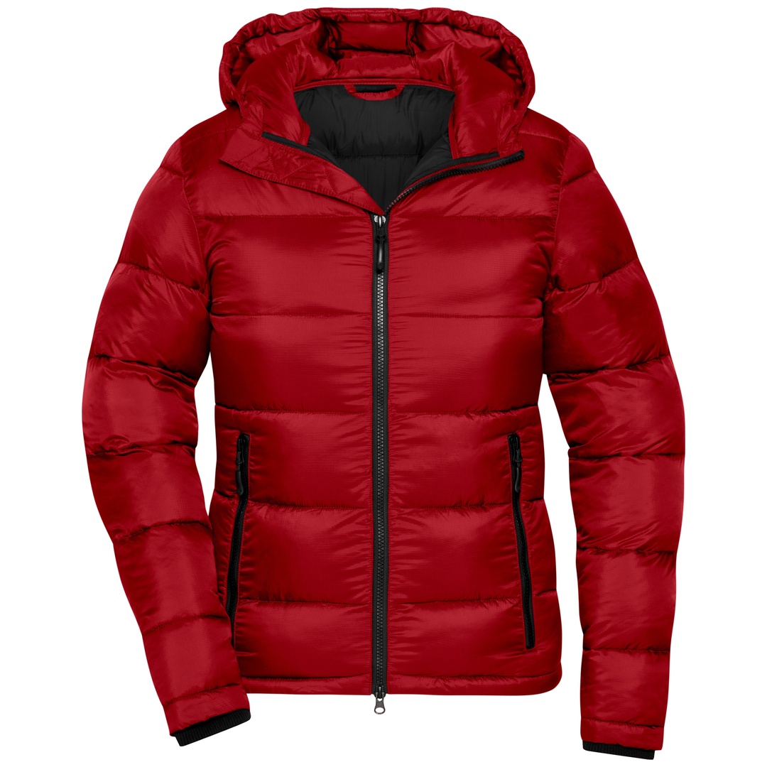 James & Nicholson Winterjacke Damen JN1167 Gr. S red/black