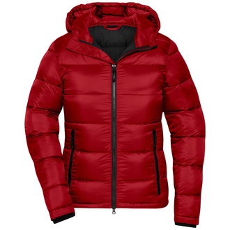James & Nicholson Winterjacke Damen JN1167 Gr. XS red/black